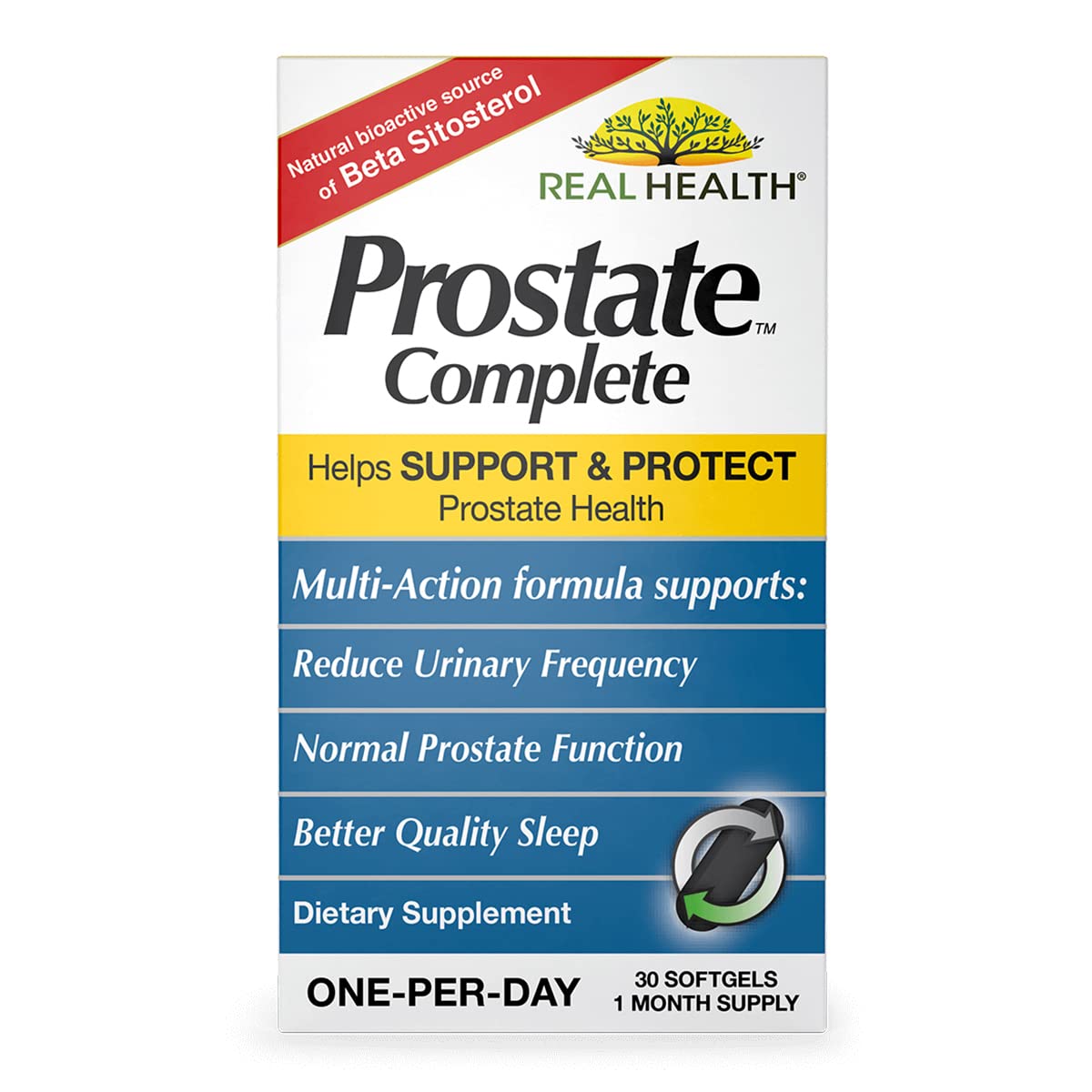 Daily dosage of one softgel per day