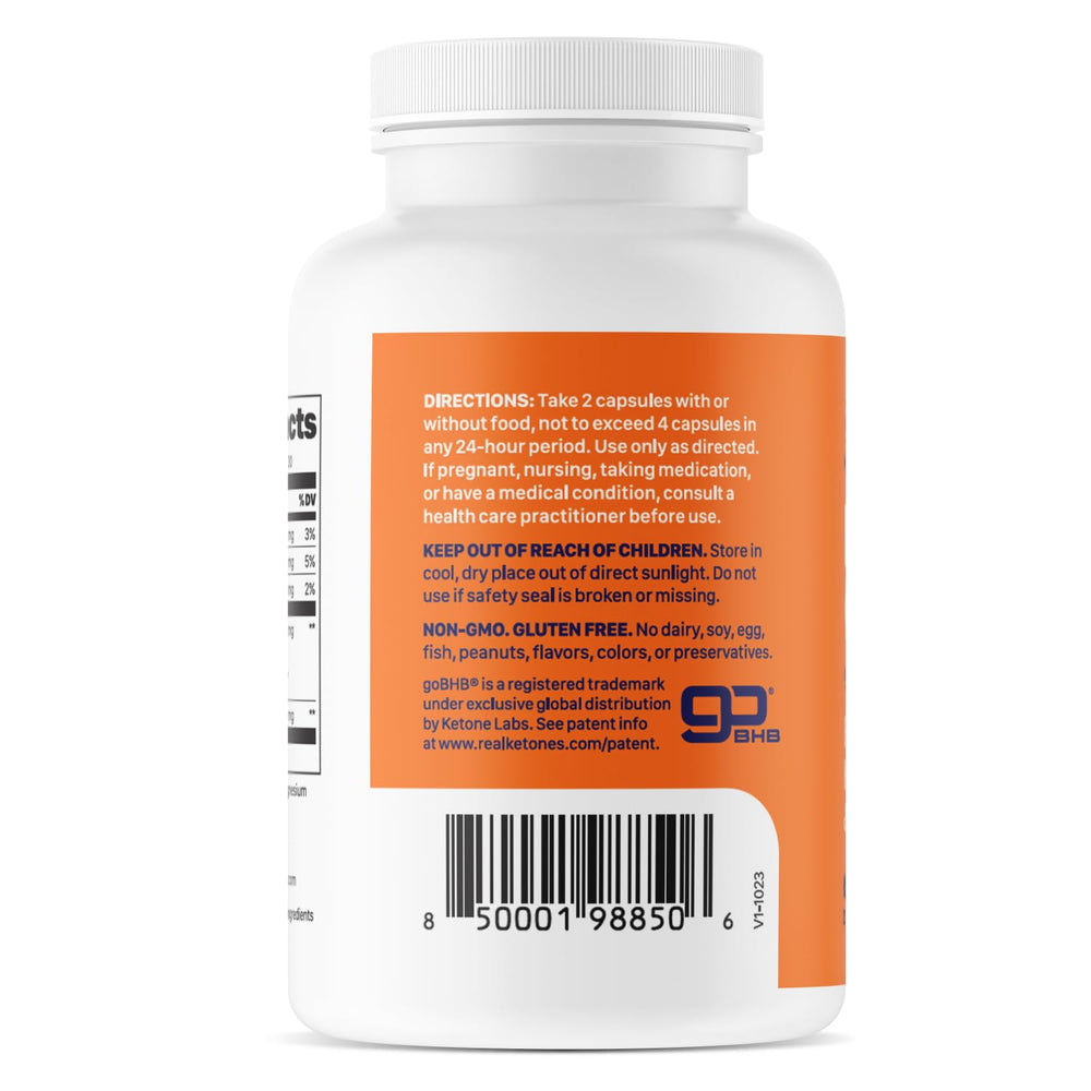 Real Ketones Keto BHB salts capsules caffeine-boost image highlights rapid alertness during workouts.