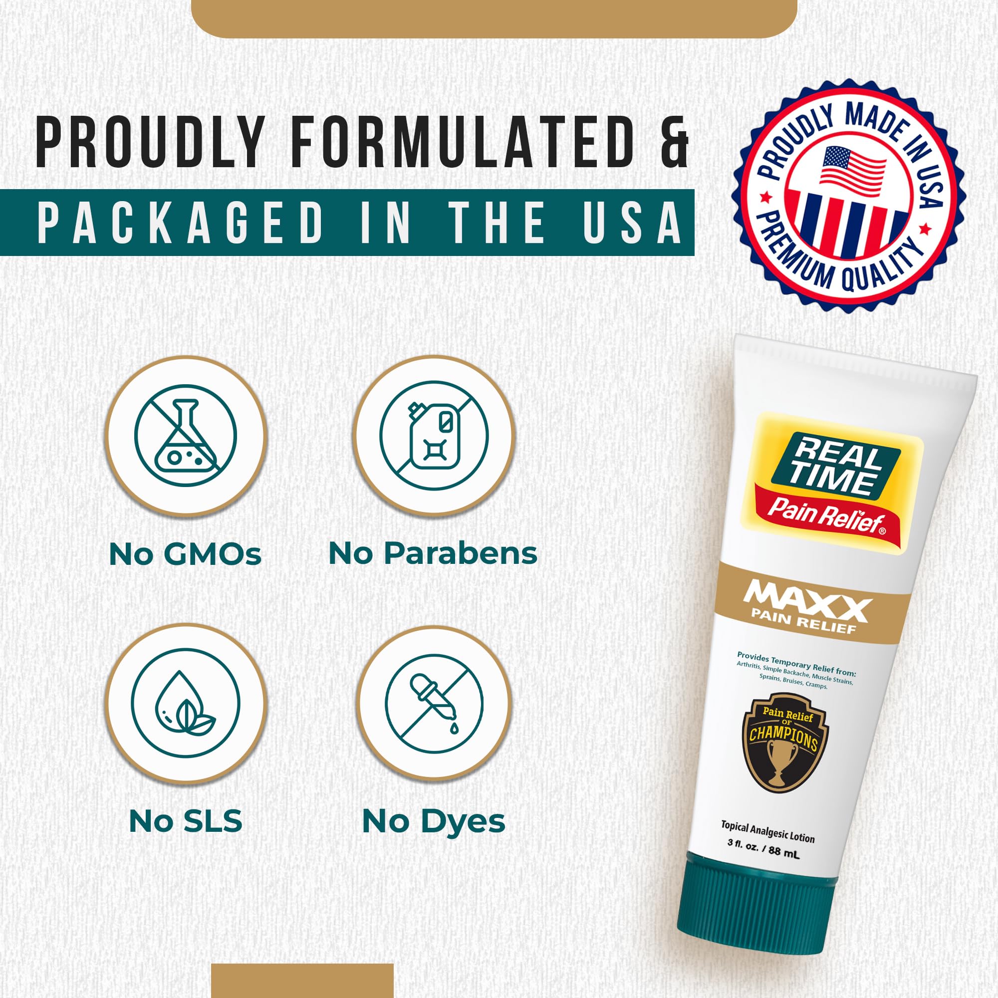 Family-safe, GMO-free and free from parabens and SLS