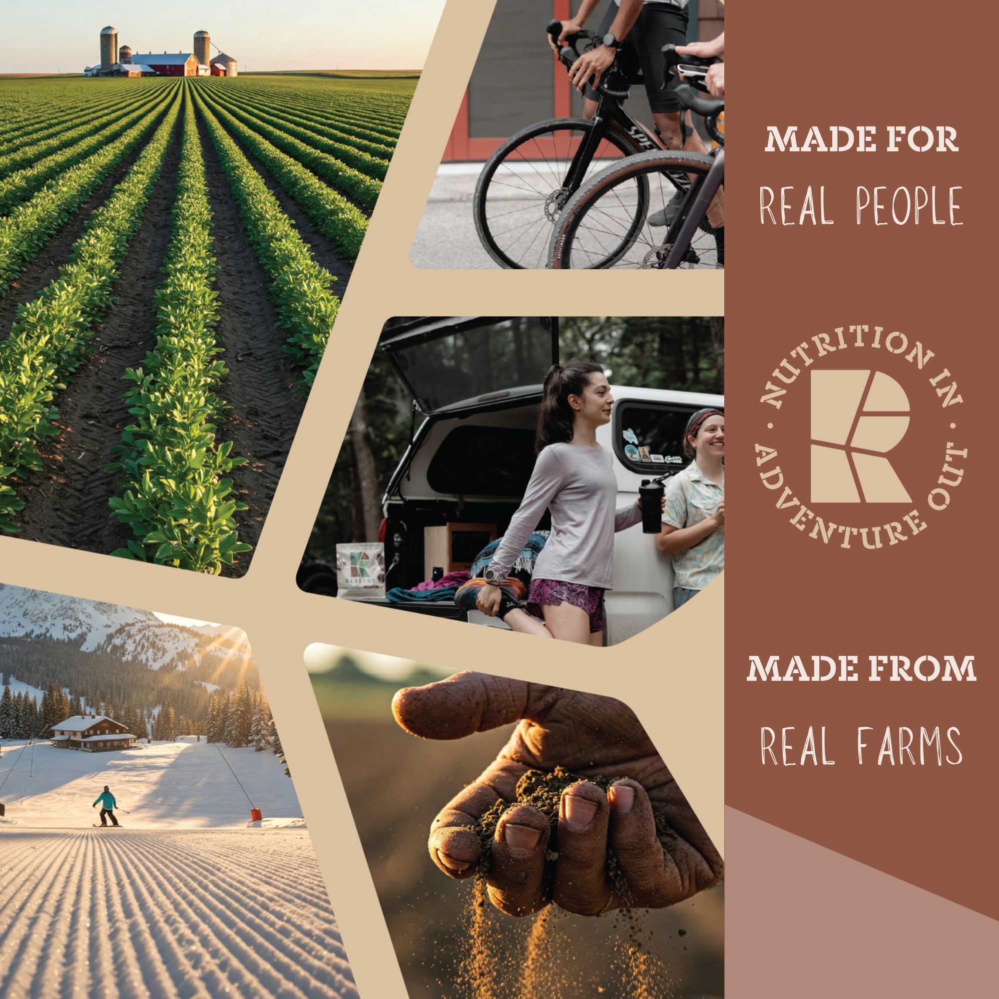 Realand Whey Isolate Chocolate serving—convenient shake-ready portion