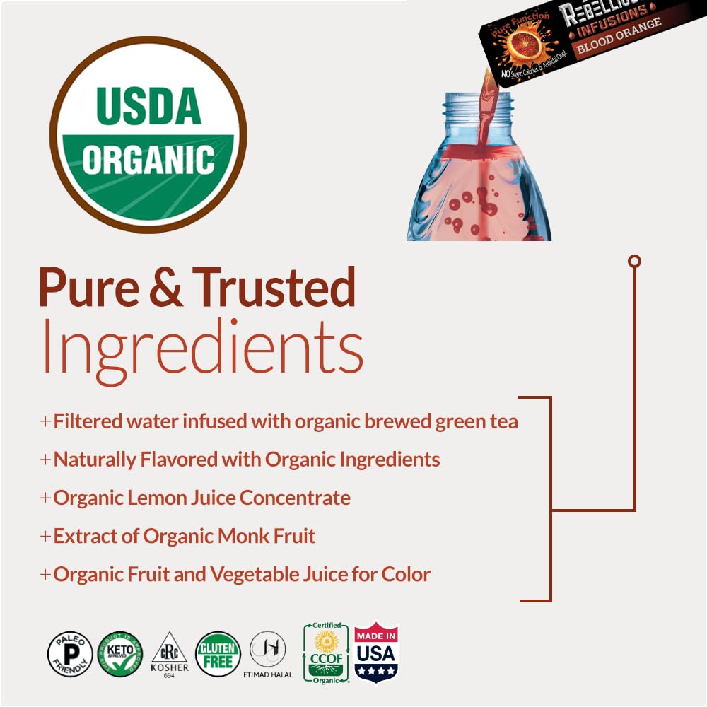 Rebellious Blood Orange Drink Mix travel bag offers convenient energy anytime.