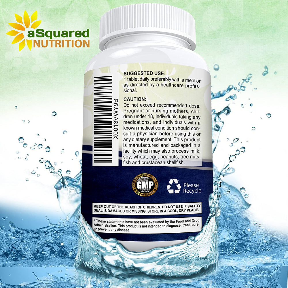 Graphic showing 120-day supply and usage instructions