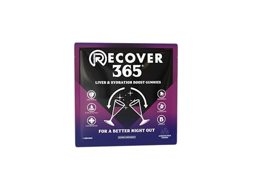 Milk Thistle and ingredients highlighted on Recover 365 gummies