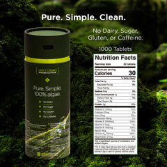 Nutritional profile of RECOVERYbits chlorella tablets