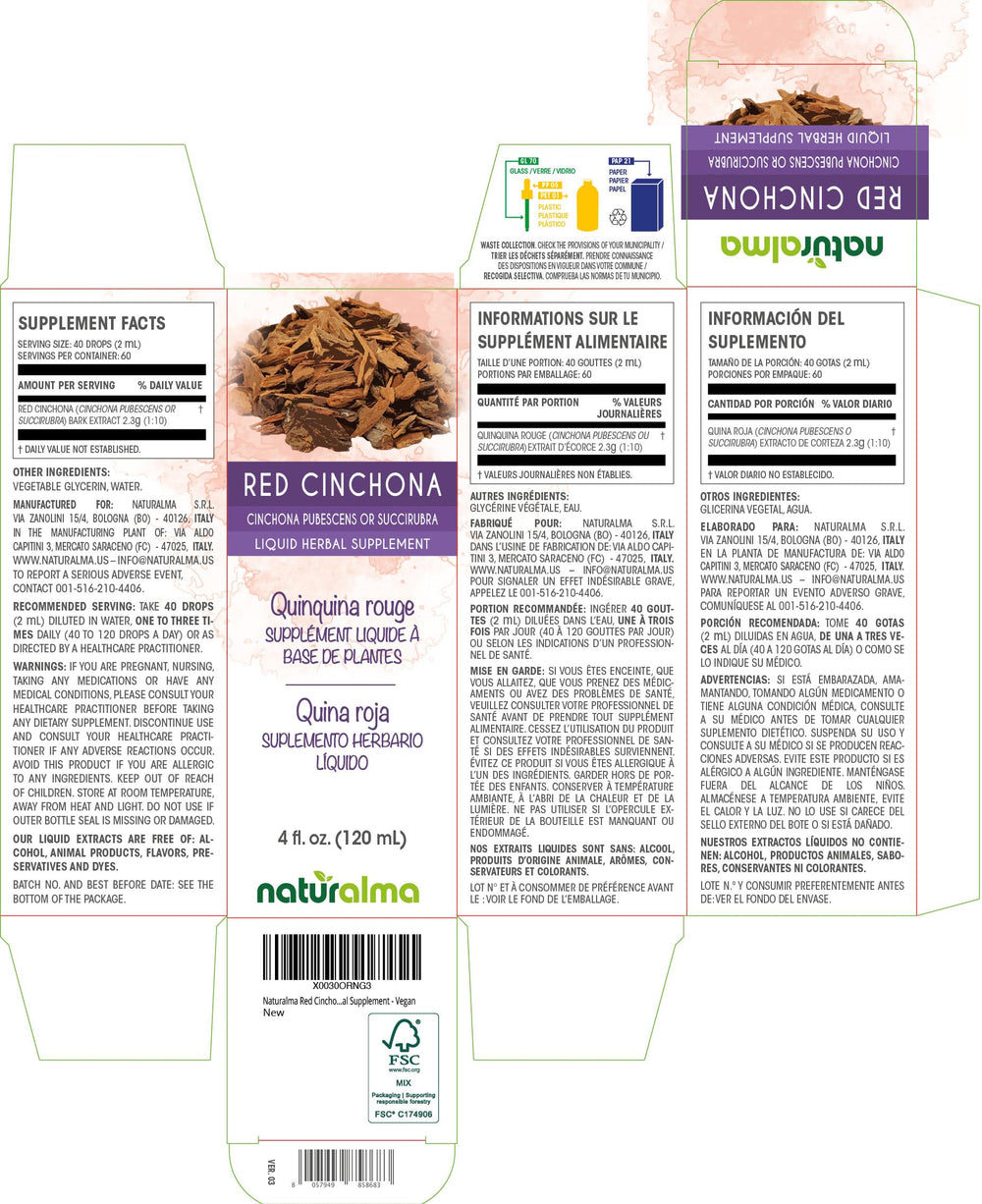 Dropper dispensing Cinchona bark tincture in drops