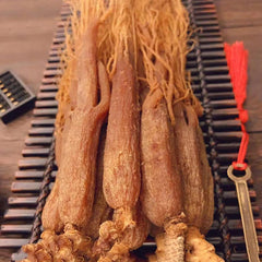 Red ginseng featured with wine ingredients for traditional recipes