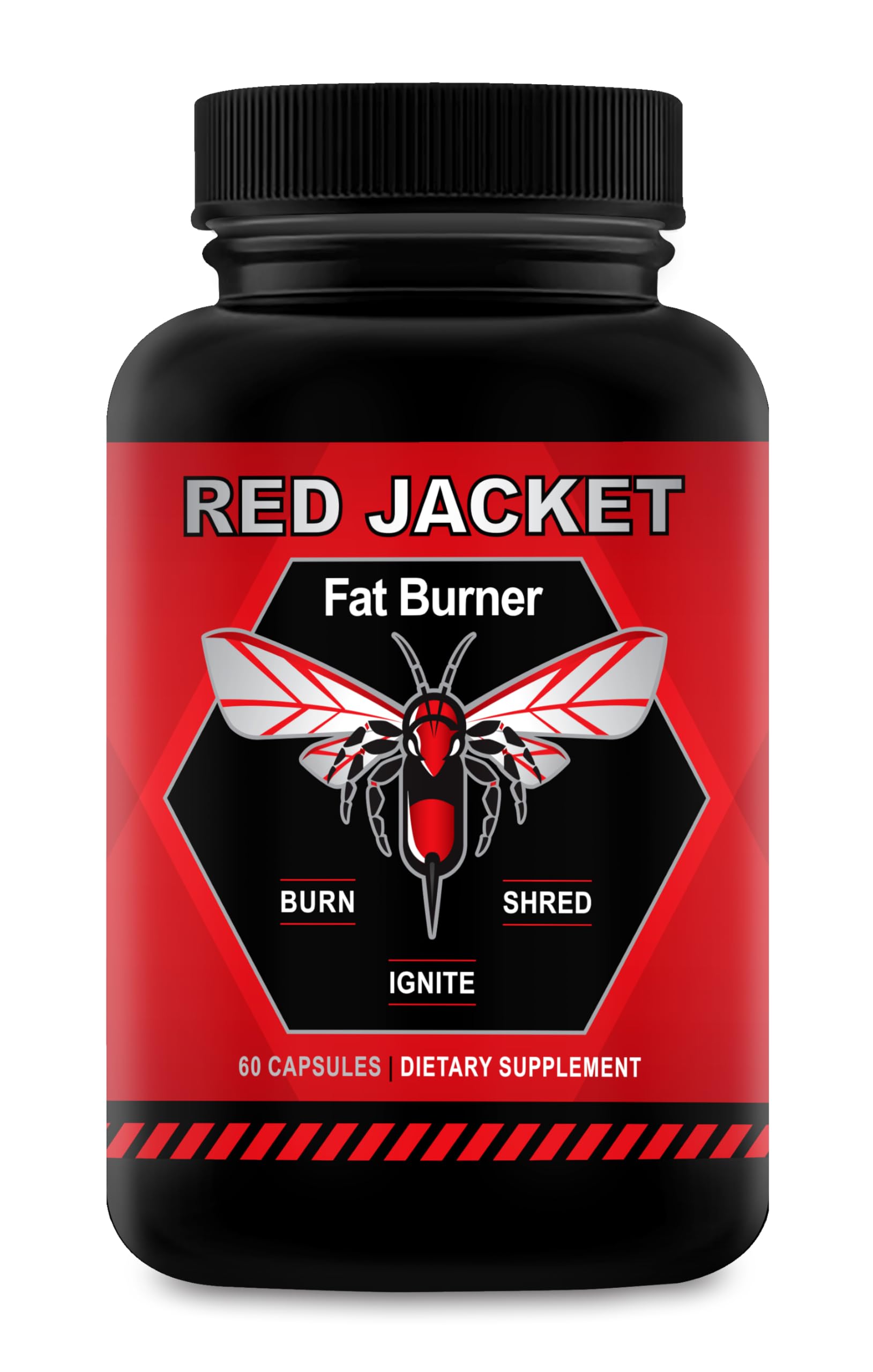 Red Jacket Thermogenic Fat Burner bottle on white background