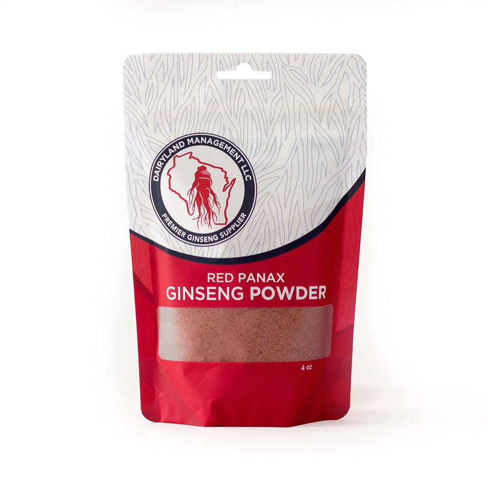 Red Panax Ginseng Powder 8 oz jar with label