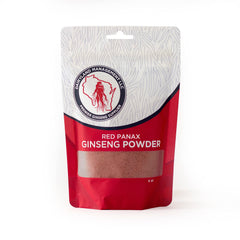 Red Panax Ginseng Powder 8 oz jar with label