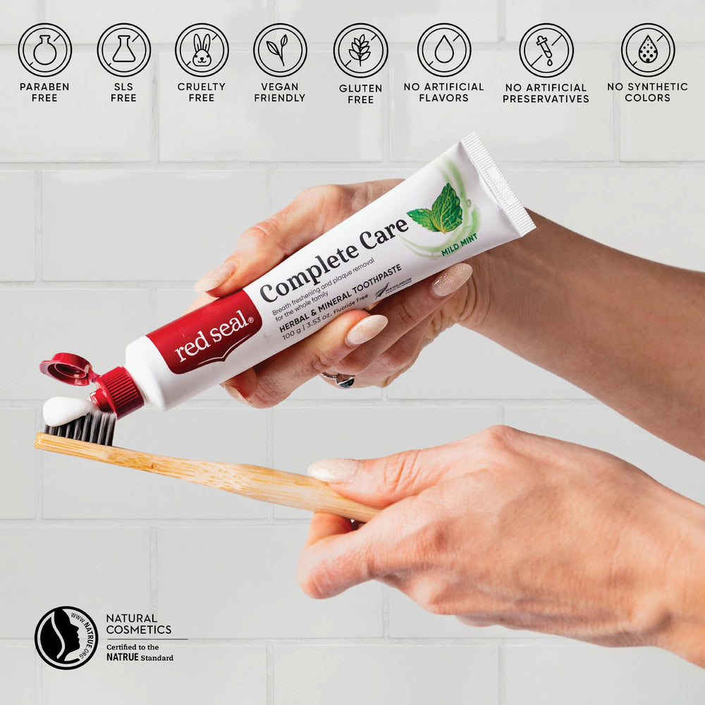 Packaging display for Red Seal Complete Care toothpaste