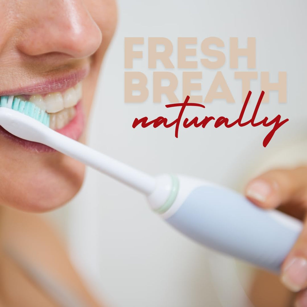 SLS-free and paraben-free labels on toothpaste packaging