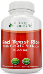 Red Yeast Rice 1200mg with CoQ10 and Niacin capsules