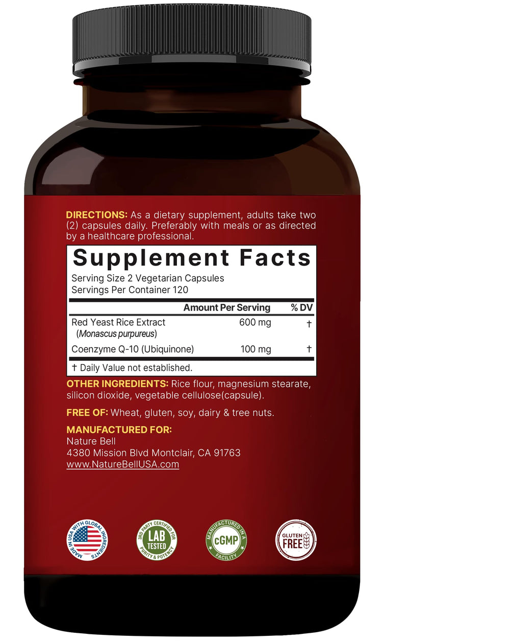 Pile of 240 natural vegetarian capsules