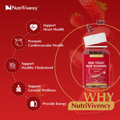 Nutrition facts panel showing 2400mg red yeast rice and 200mg CoQ10 per serving