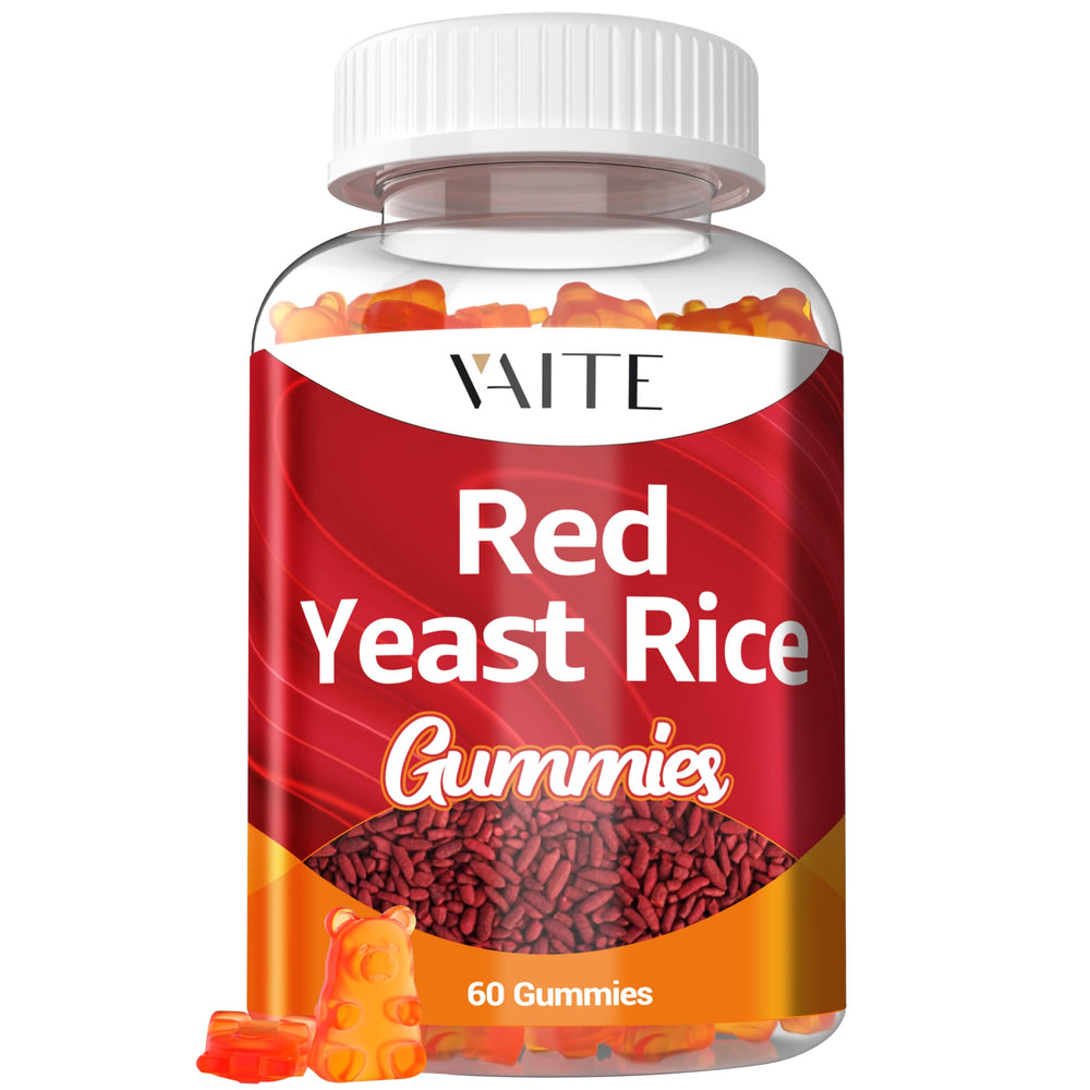 Front view of Red Yeast Rice with CoQ10 Gummies bottle