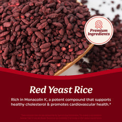 Ingredients list for Red Yeast Rice with CoQ10 and Omega-3