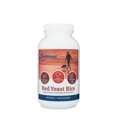 Sylvan's Red Yeast Rice bottle with traditional methods imagery