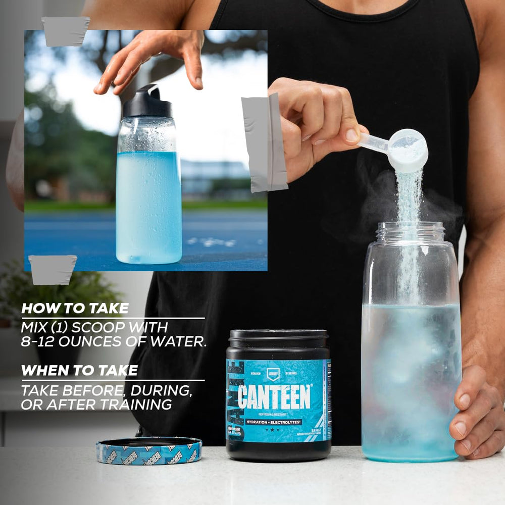 REDCON1 Canteen Plum Fusion glass – refreshing drink with coconut water and vitamins.