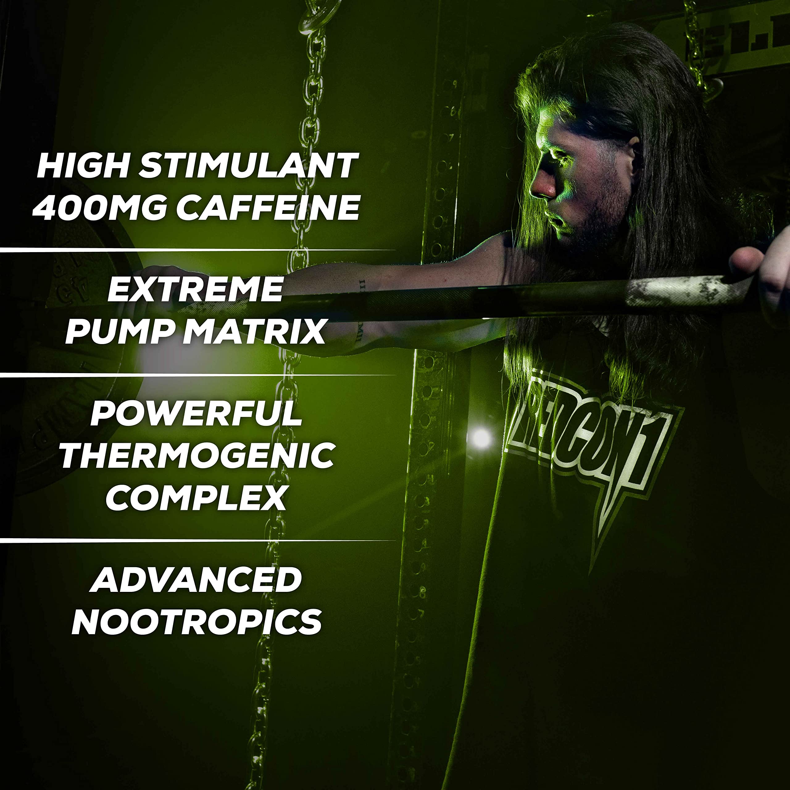 RedCon1 Total War Black Ops setup in a morning routine for high-stimulation workouts.