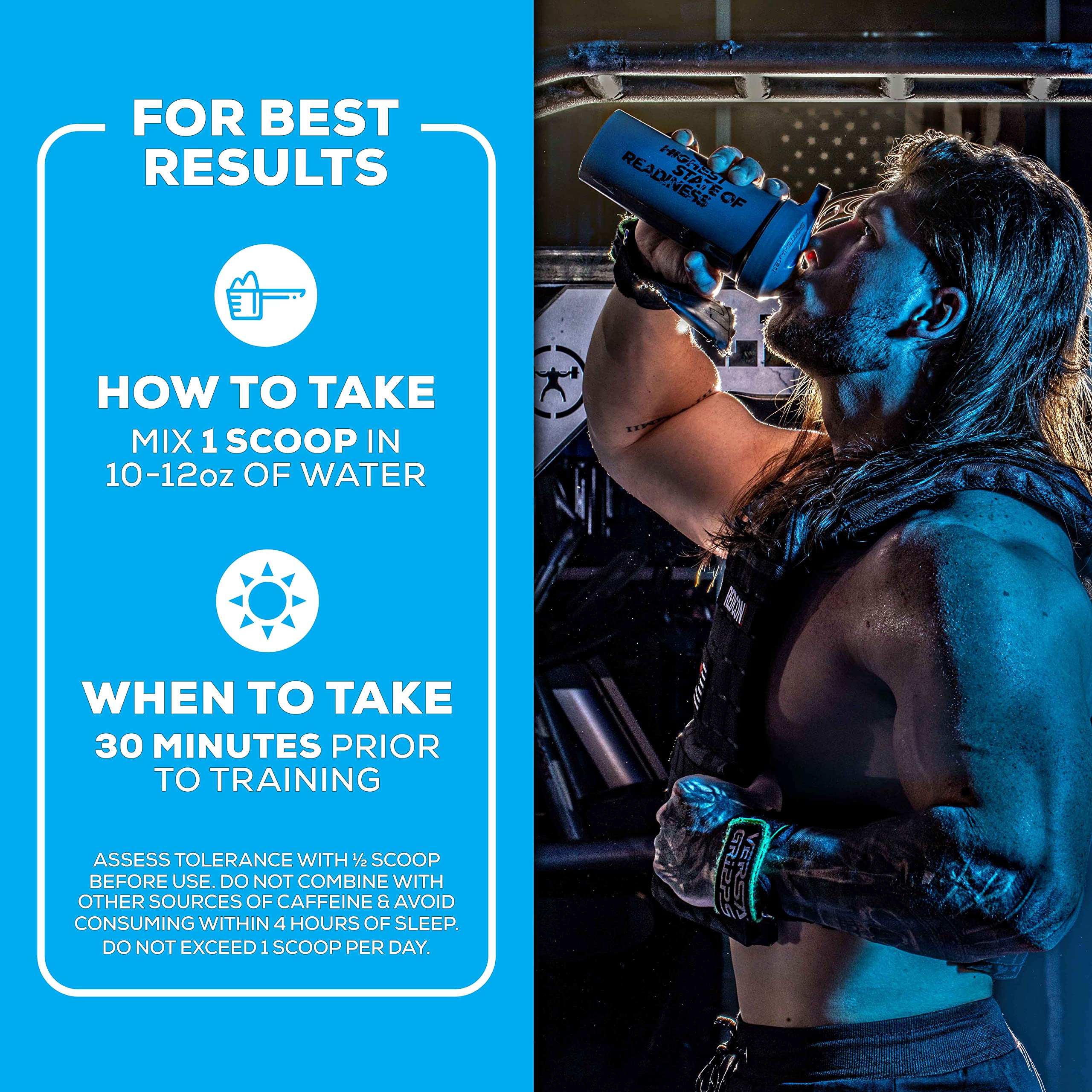 REDCON1 Total War Black Ops serving cup illustrates convenient 20-serving pack