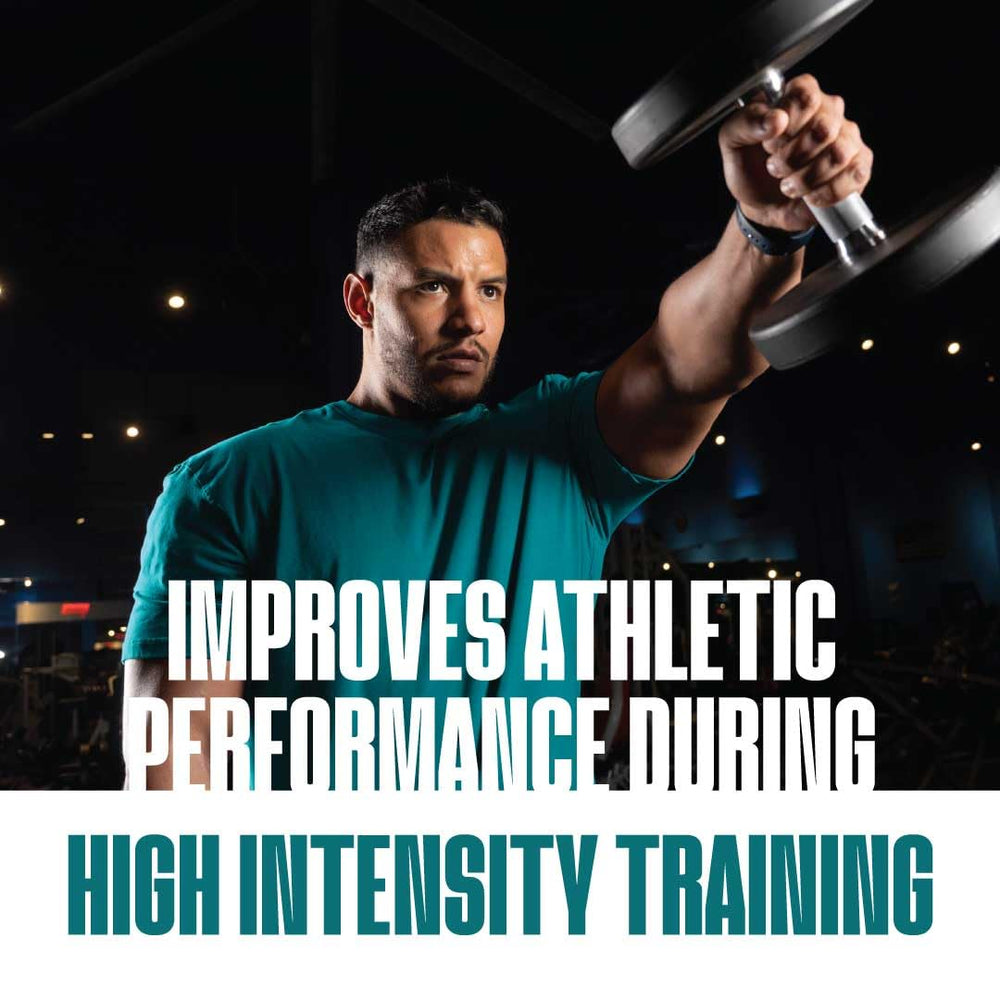 Close-up of creatine monohydrate powder in scoop