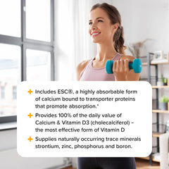 Redd Remedies Calcium Mag + D egg-shell calcium ingredients highlight a natural calcium source