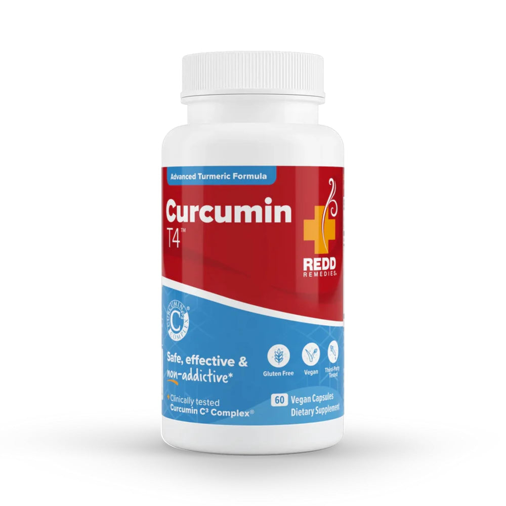 Bottle of Redd Remedies Curcumin T4
