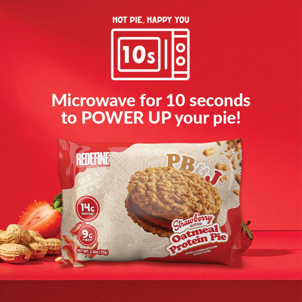 REDEFINE Oatmeal Protein Pie lunchbox-friendly snack on the go