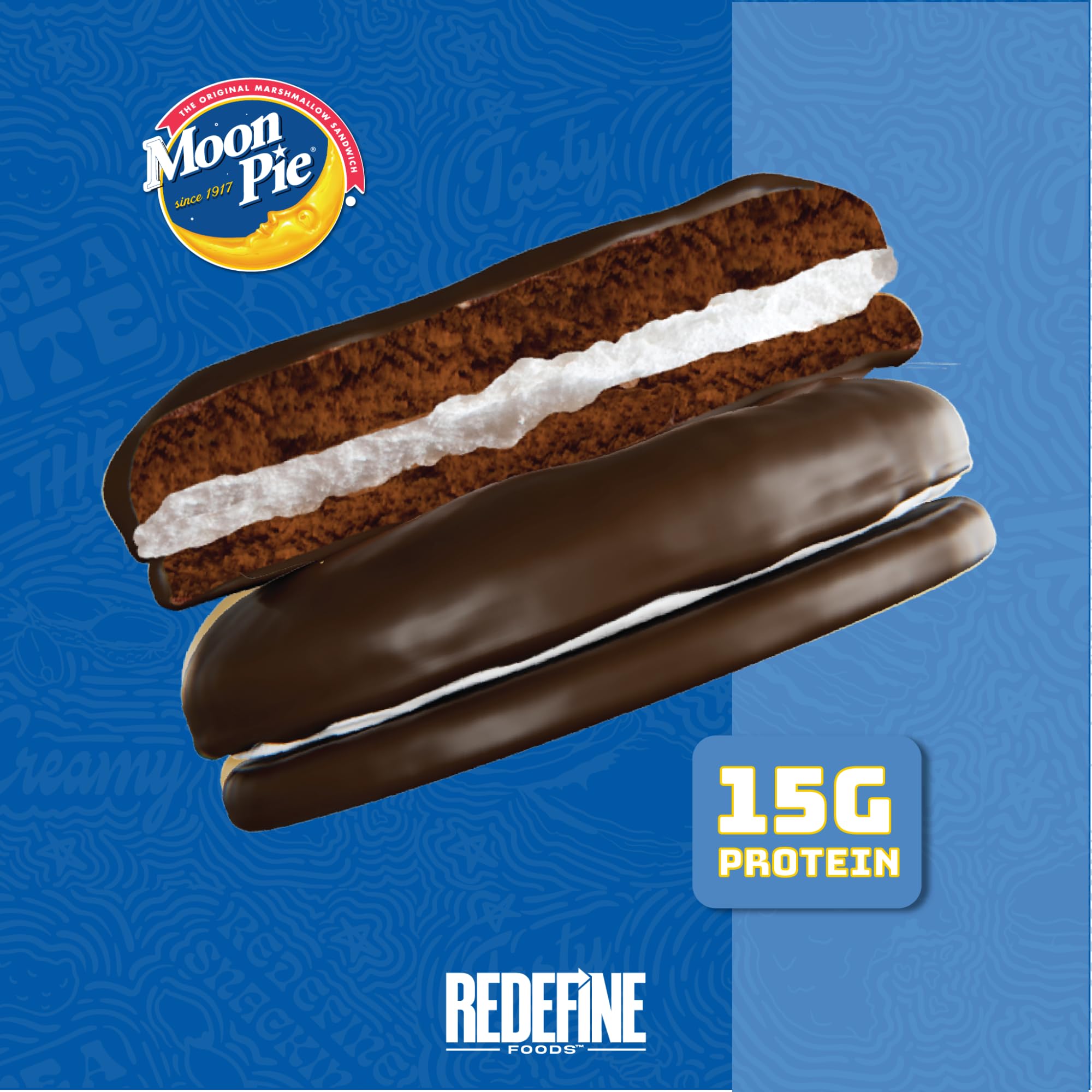 REDEFINE Protein Pie chocolate coating presents indulgent flavor with clean ingredients.