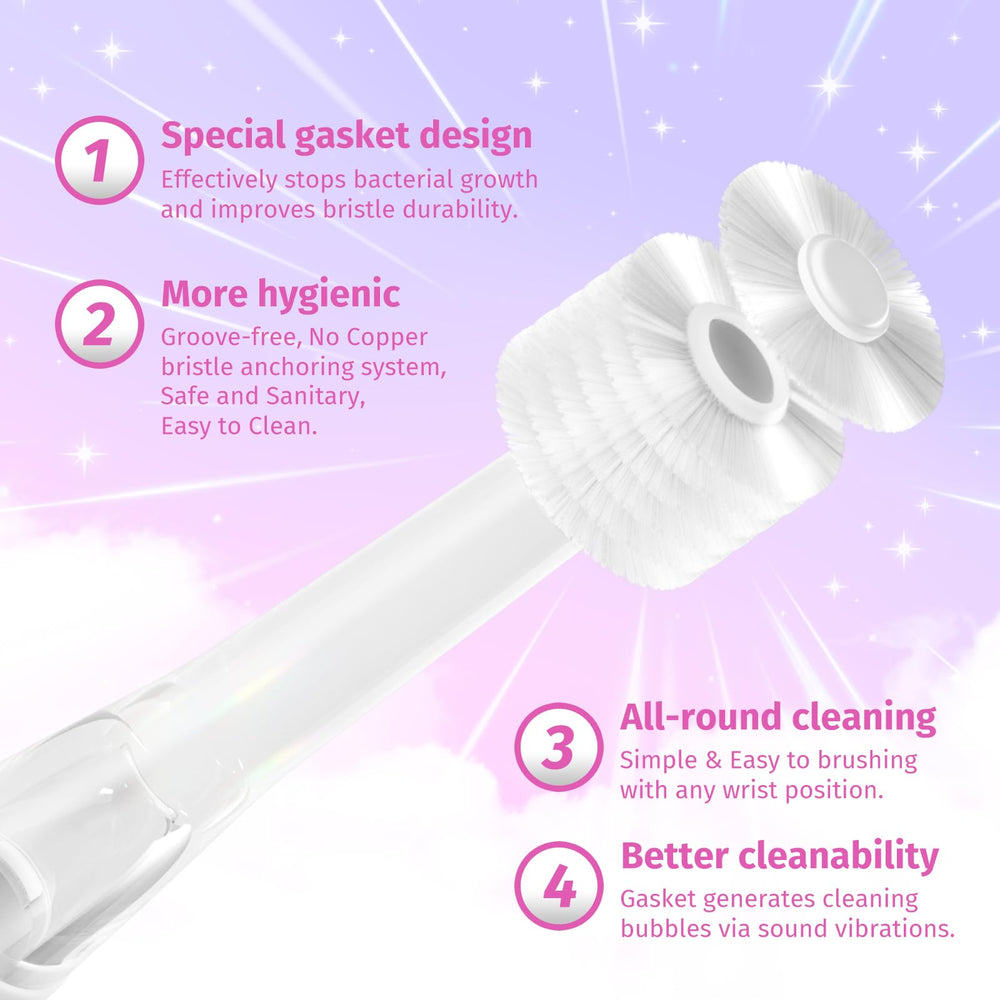 Toothbrush displaying 2-minute timer feature
