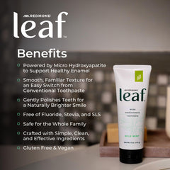 Ingredients: Bentonite clay, micro hydroxyapatite, calcium carbonate, hydrated silica