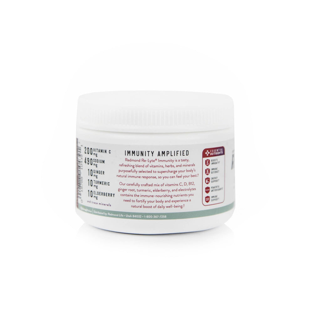 Prepared serving of REDMOND Re-Lyte Immunity Blackberry drink