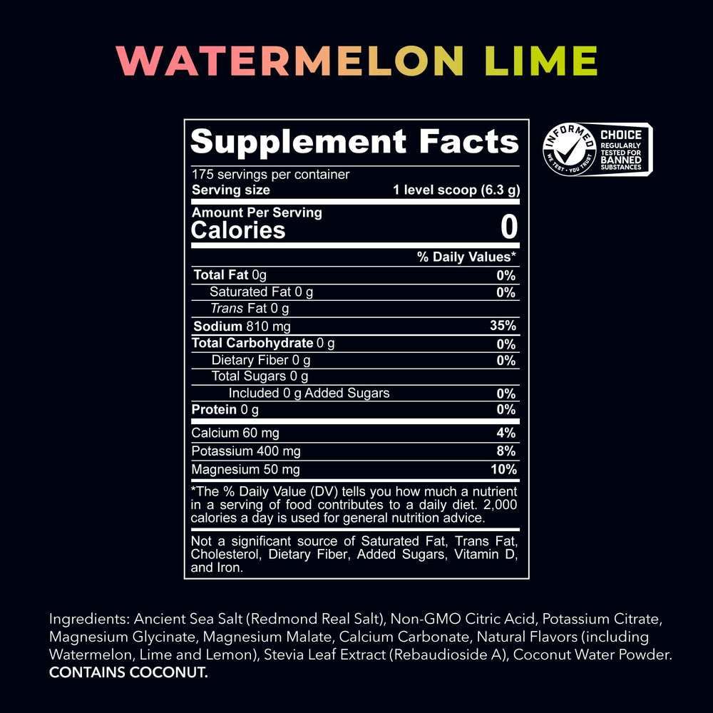 REDMOND Re-Lyte bulk pouch front shows easy daily hydration solution