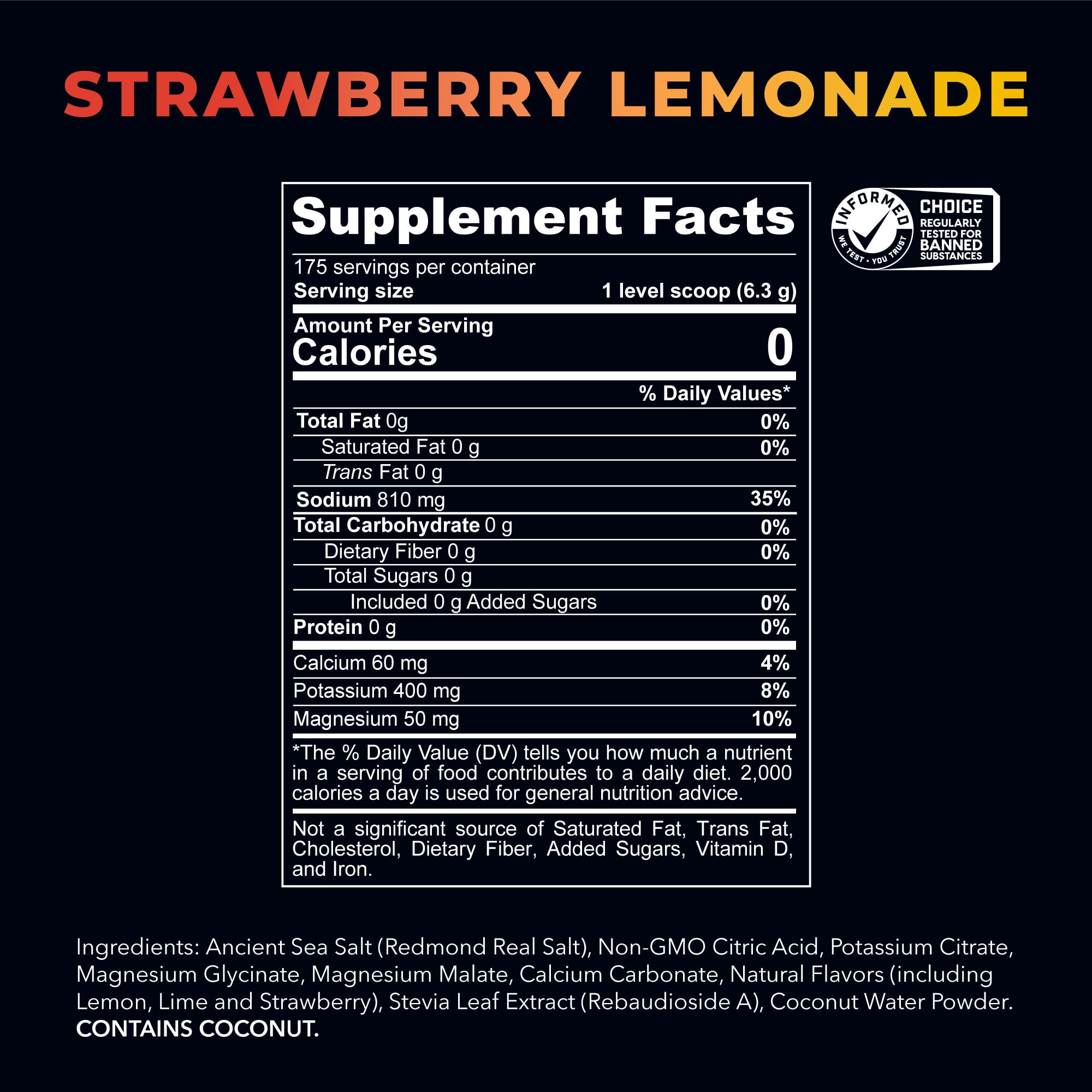Redmond Re-Lyte Strawberry Lemonade glass highlighting refreshing flavor for daily hydration.