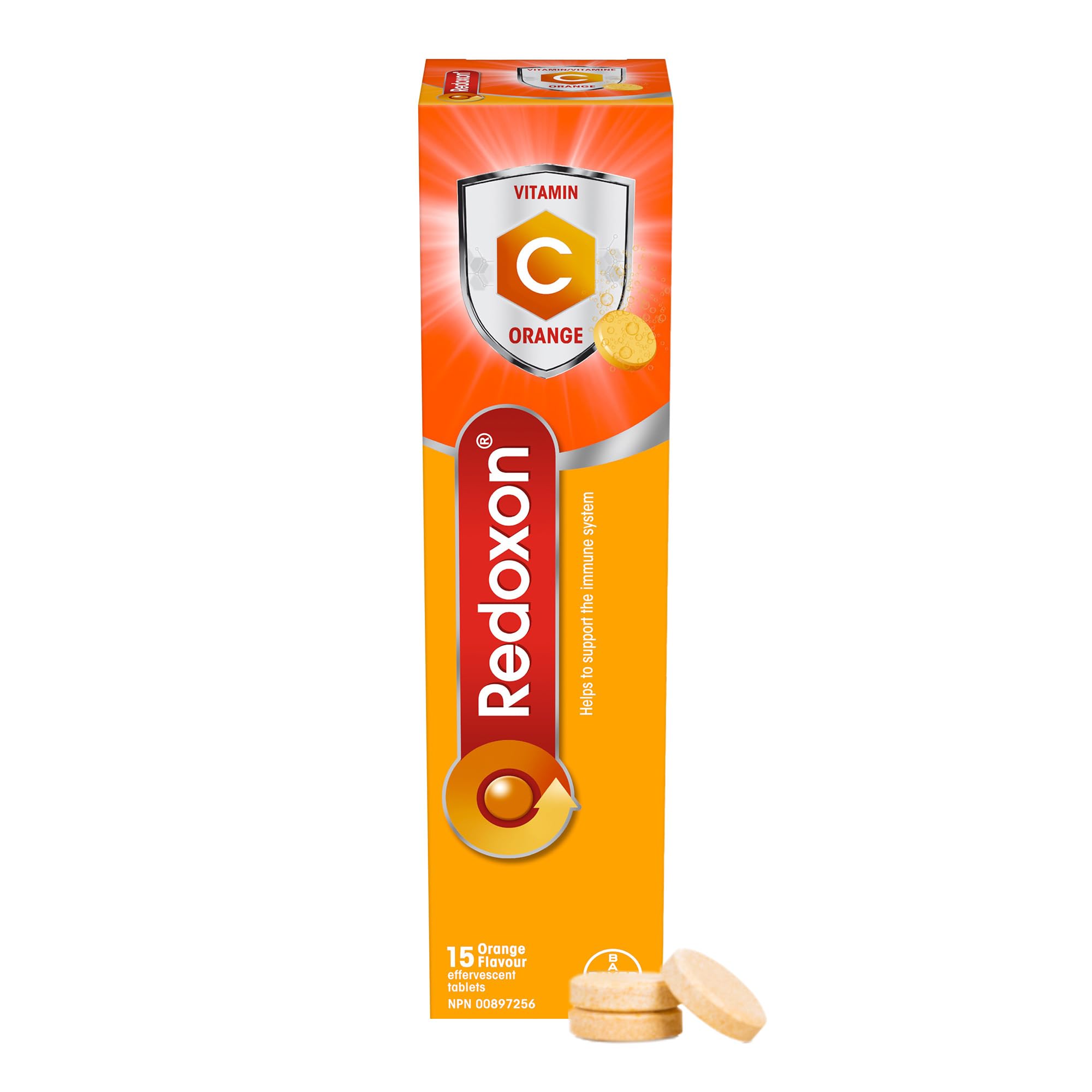 Redoxon Orange Vitamin C Effervescent Tablets package