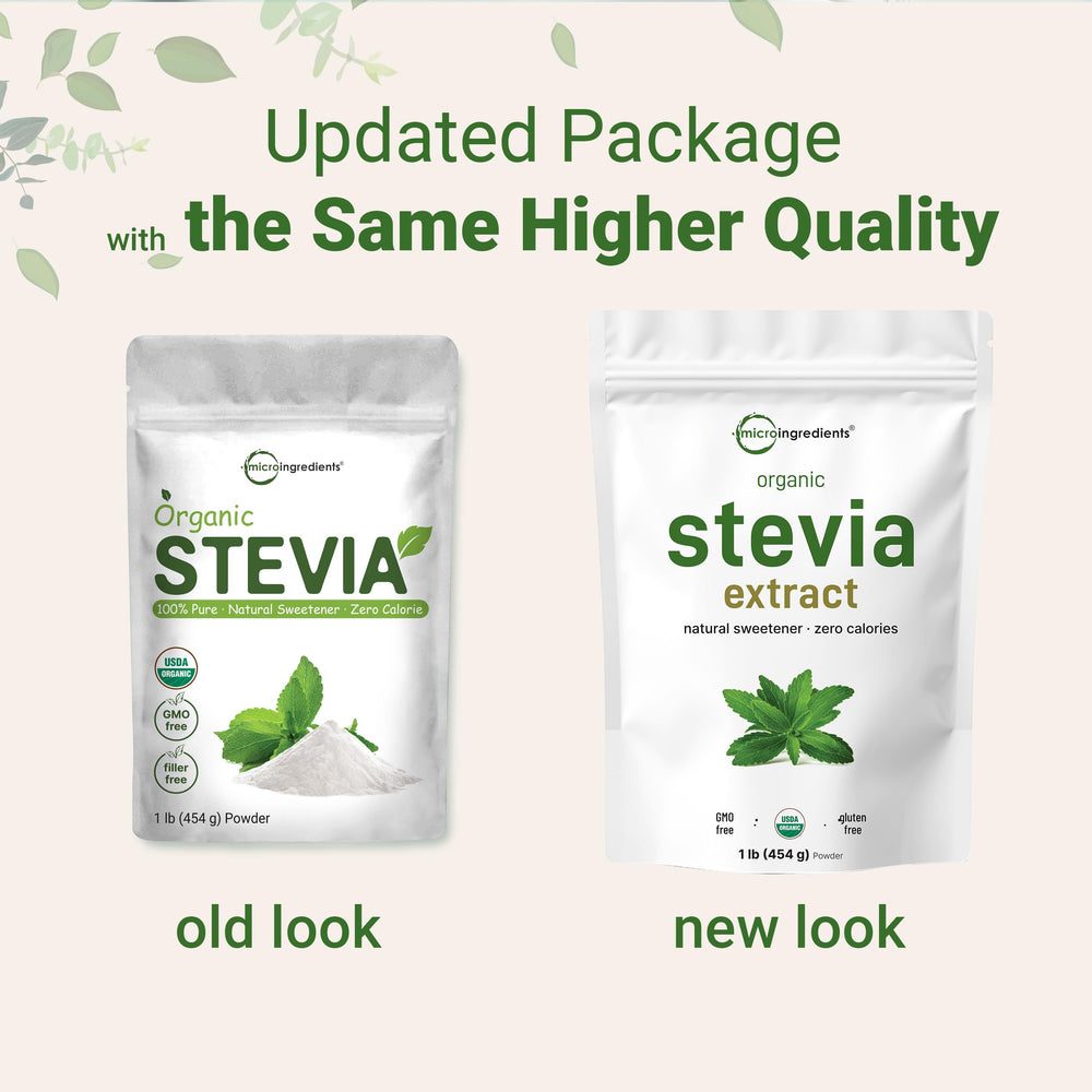 Stevia powder with reduced bitter aftertaste