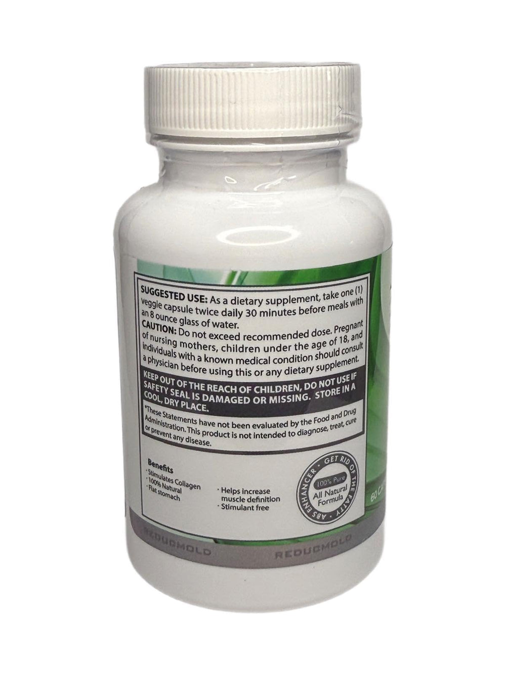 REDUCMOLD muscle-definition outdoor training setup suggests practical daily use.