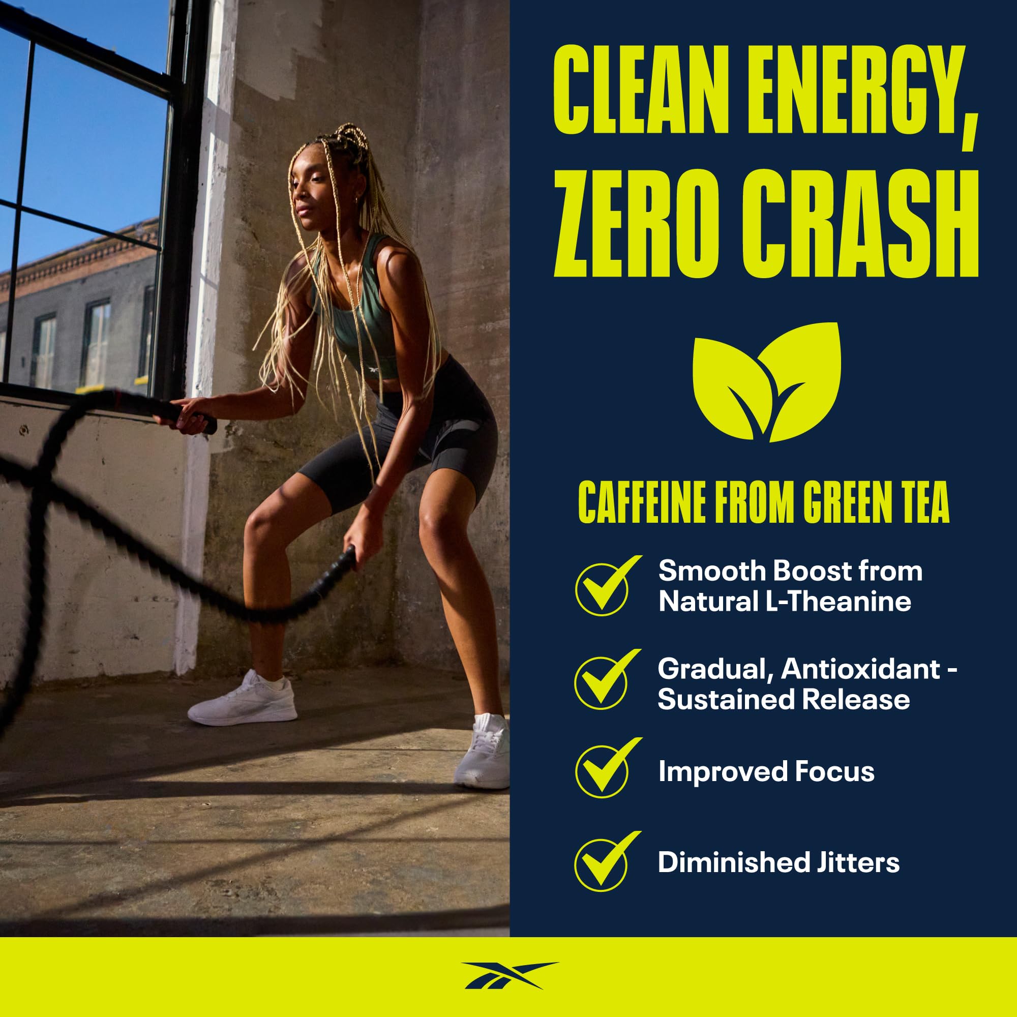 Nutrition facts panel for ReeEnergize Watermelon Crush