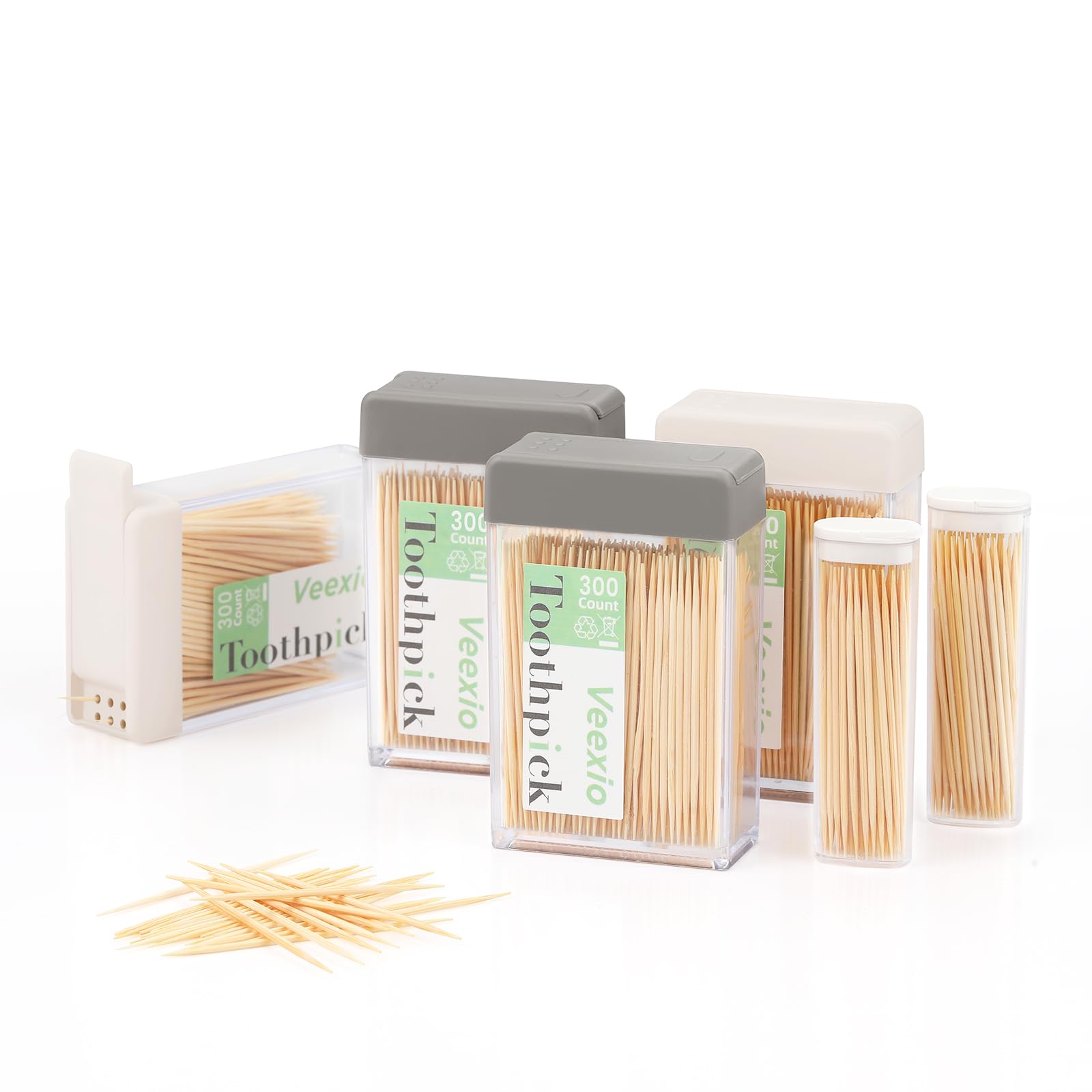 second refillable toothpick dispenser