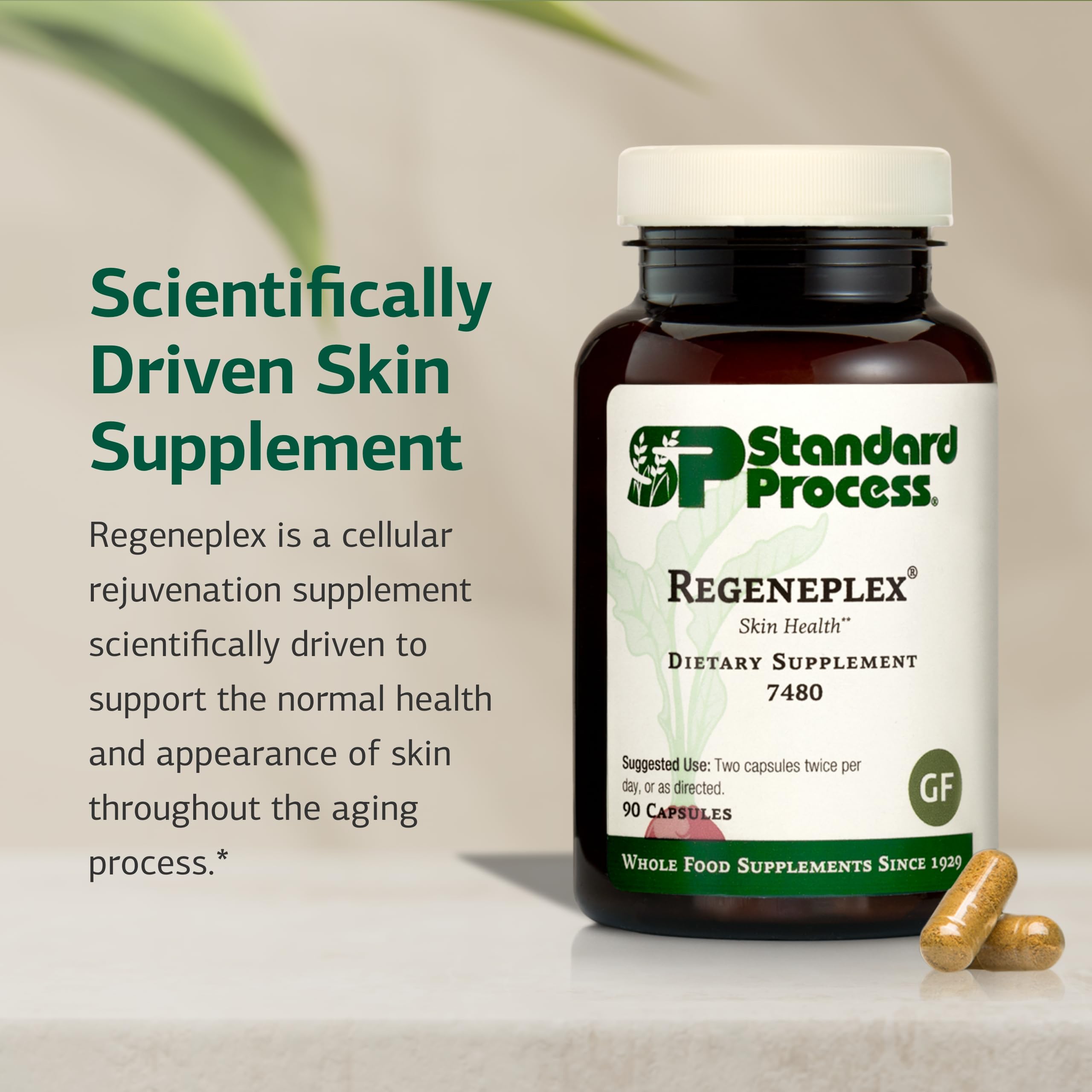 Gluten-free dietary supplement packaging