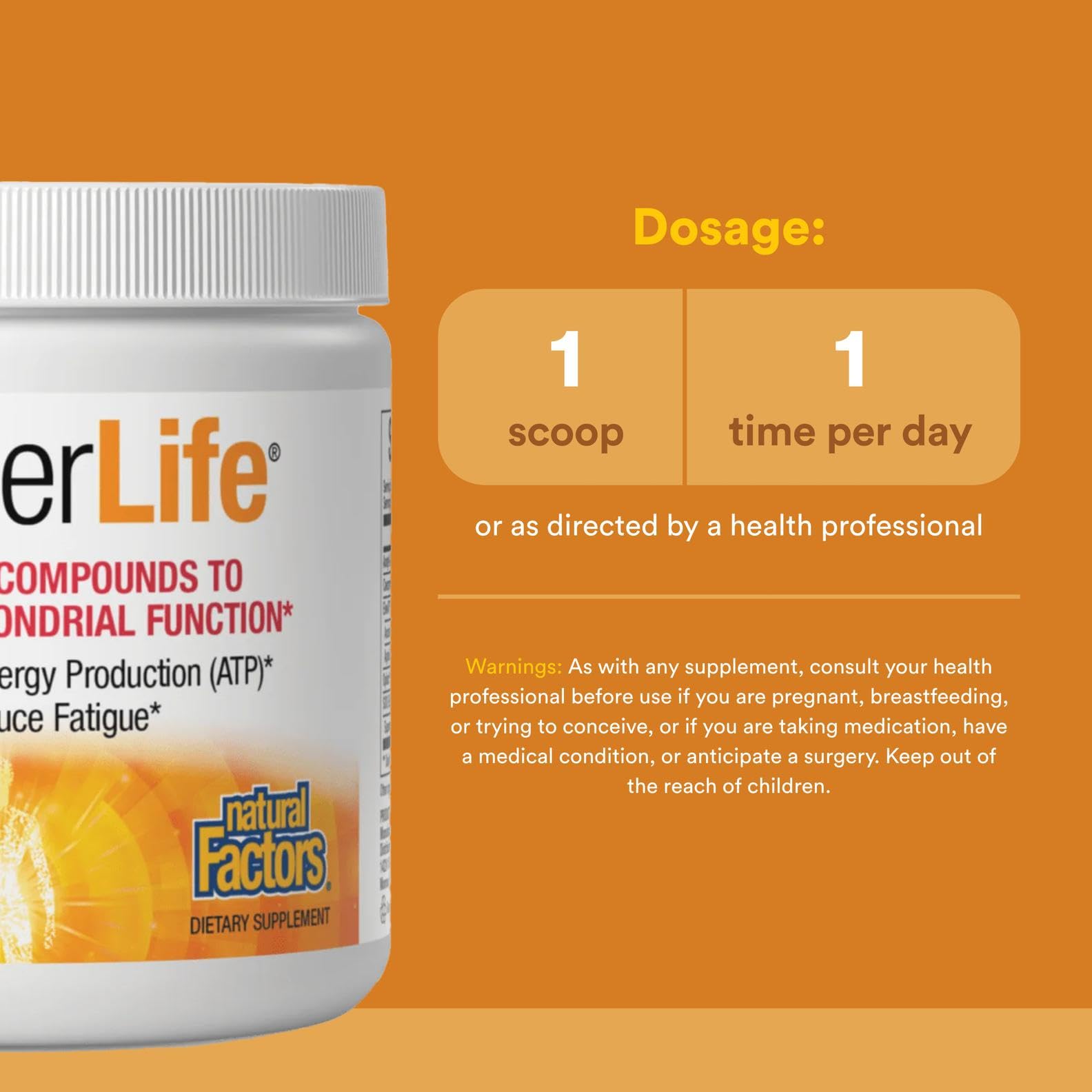 RegenerLife Powder ingredients panel