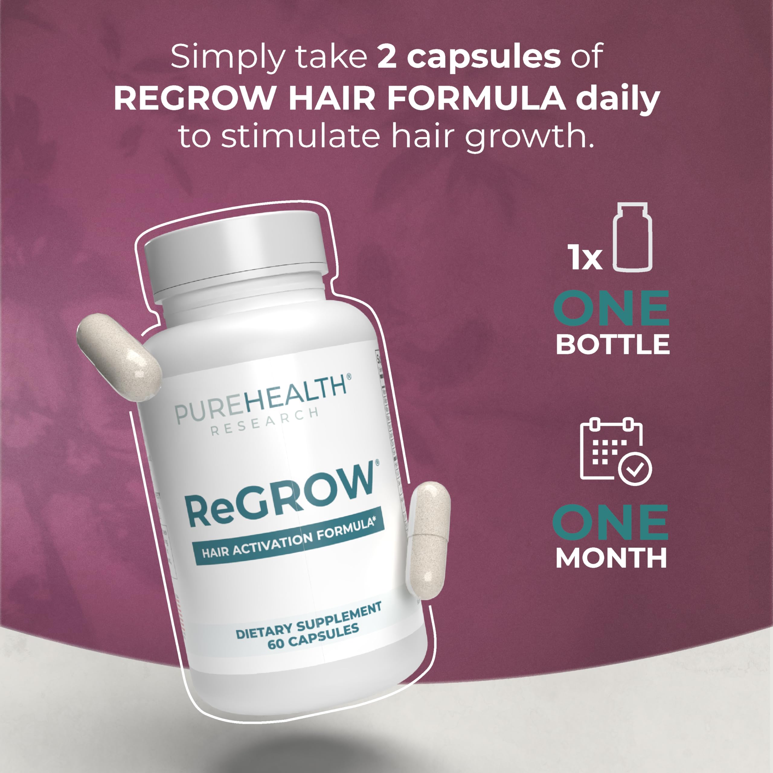 PUREHEALTH RESEARCH ReGrow packaging and branding