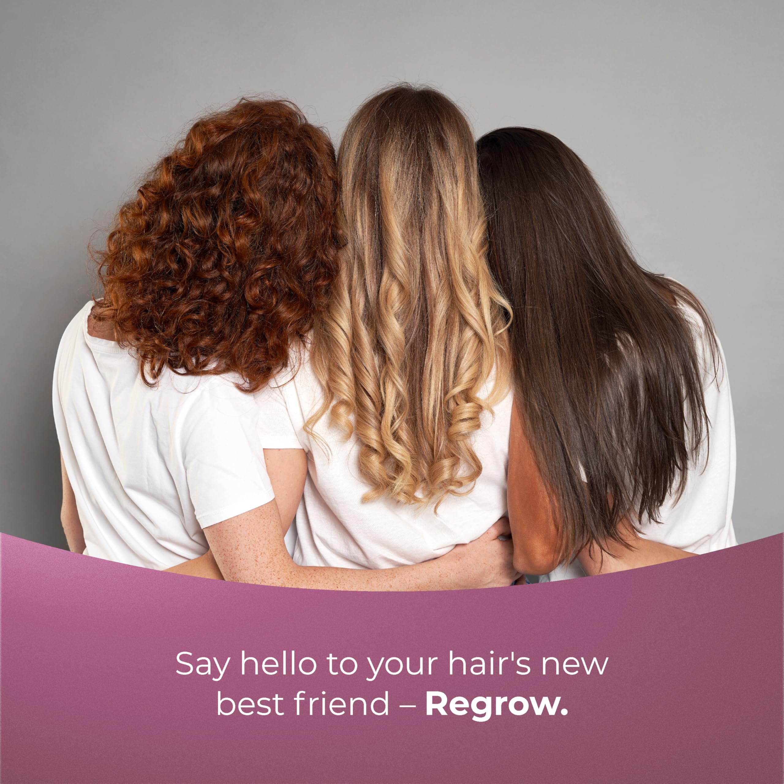 ReGrow capsules displayed with a sleek product setup