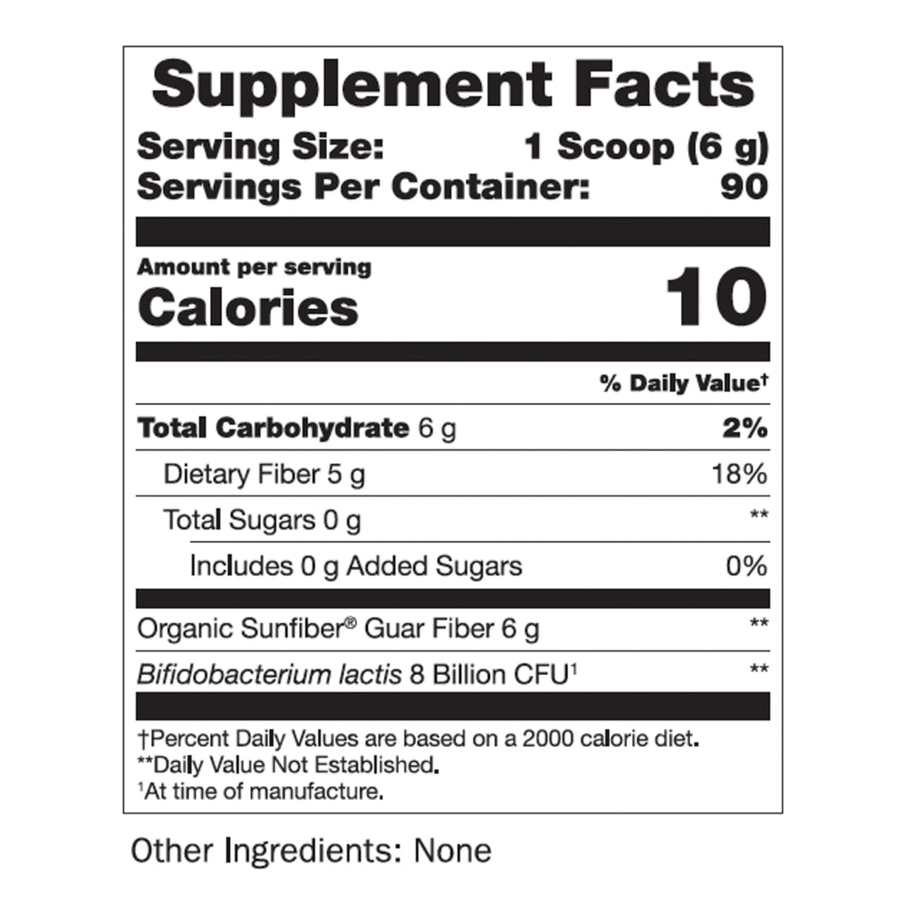 Probiotics count per serving