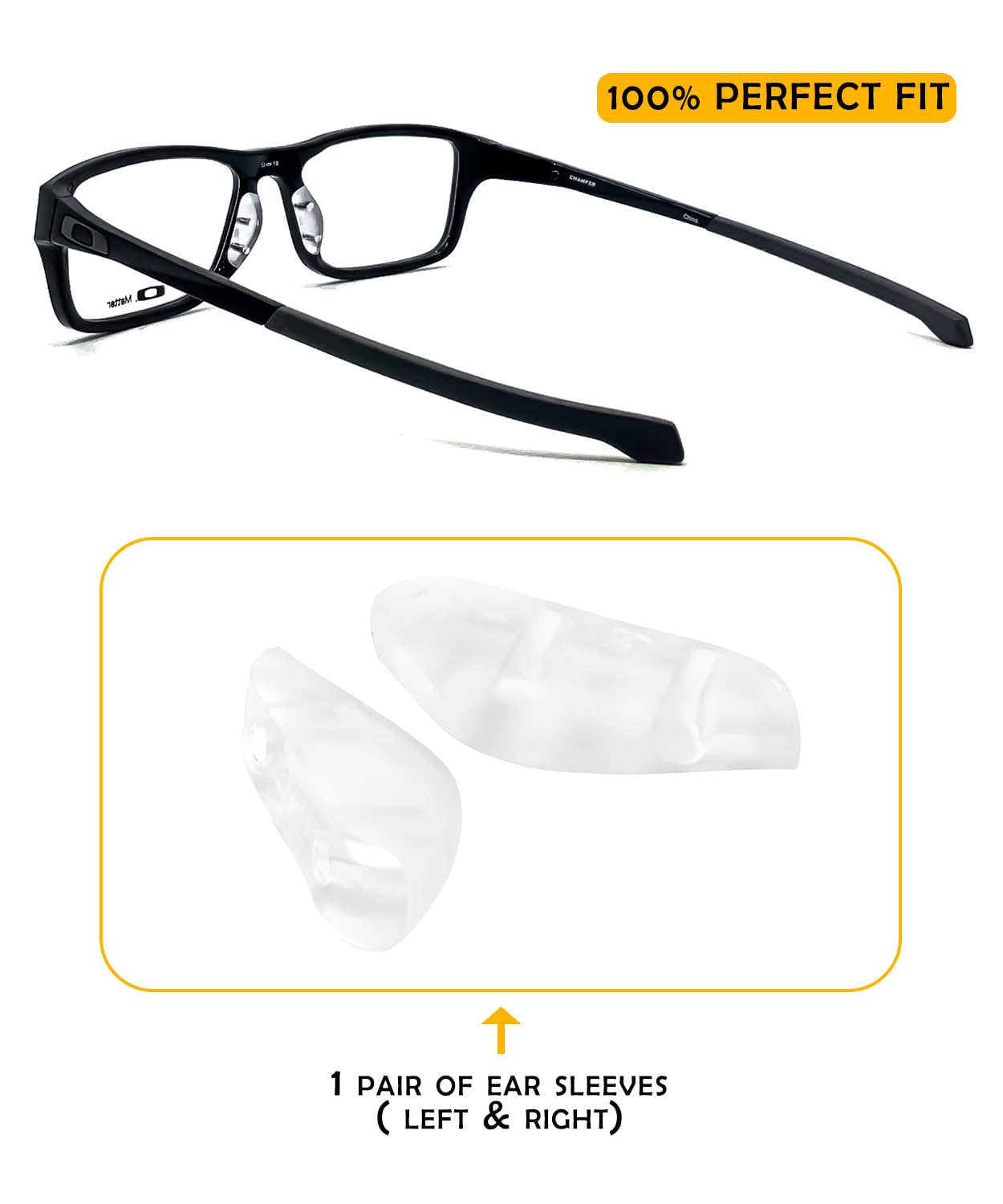 Close-up of silicone nose pad material showing soft, comfortable surface