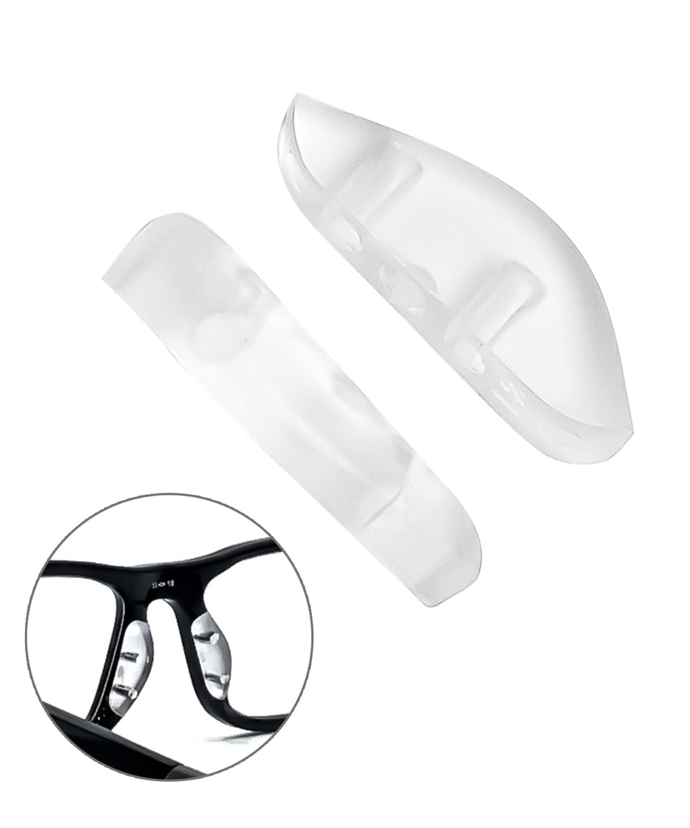 Nose pad replacement being fitted to Oakley Chamfer/Splinter frames