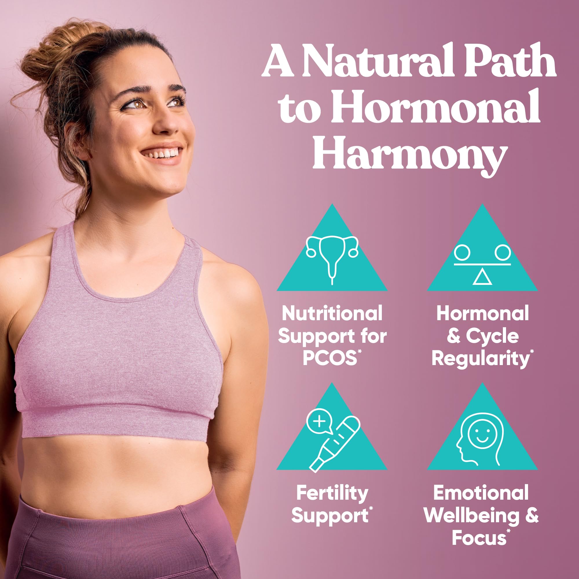 Scoop showing 4000 mg Myo-Inositol and 100 mg D-Chiro Inositol per serving