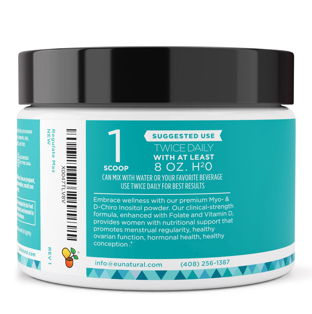 60-serving package overview of Regulate MAX supplement