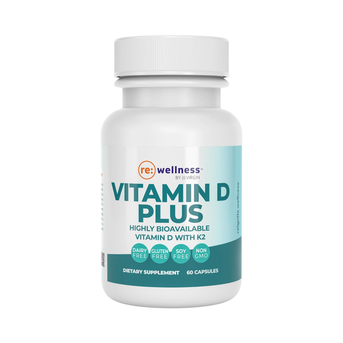 Reignite Wellness Vitamin D Plus bottle with 60 softgels