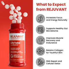 Illustration of men's health benefits: recovery and longevity